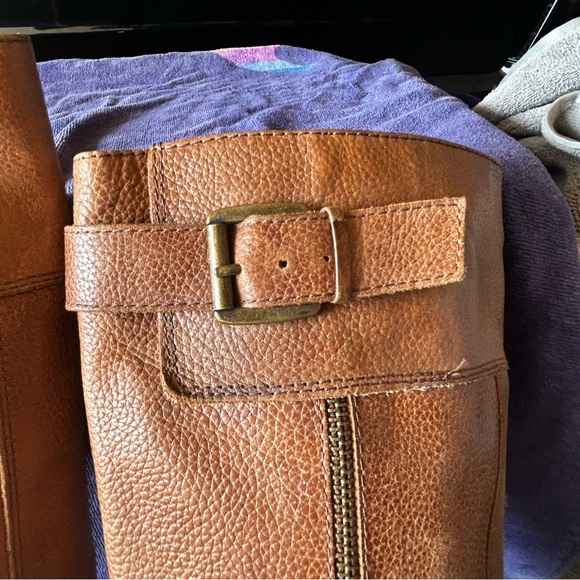 Caramel Color Riding Boots - Picture 3 of 10